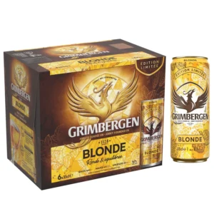 bière blonde 6,7° 6x33cl Grimbergen