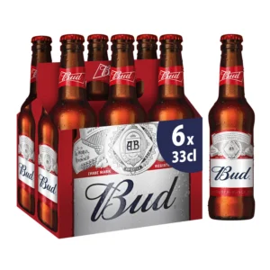 bière blonde bud 6x33cl