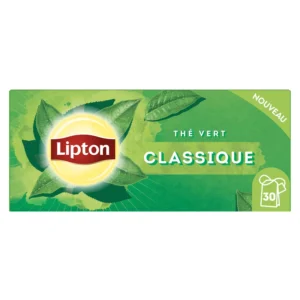 1757420365062-cf4aumd240l.webp Thé Vert Lipton Classique 30 Sachets – Infusion Antioxydante
