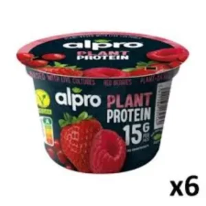 1759697152466-nqm4lc3jhh.webp Yaourt Protéiné Alternative Végétale aux Fruits Rouges 200g - ALPRO
