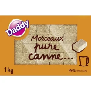 Sucre Morceau N*4 Pure Canne 1kg - DADDY