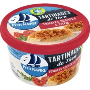 1759922093546-pull428cdy.webp Tartinades de Thon Tomate et Thym, 125g - PETIT NAVIRE