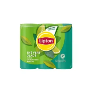 6x33cl Lipton Green Ccv Menthe