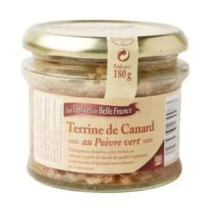 1759947611206-00braxyvmj9km.webp Terrine De Canard Au Poivre Vert 180g - BELLE FRANCE