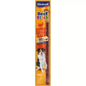 1760148114359-kcwhbfb7e0k.webp Beef Stick Dinde Récompense Pour Chiens, 12g - Vitakraft