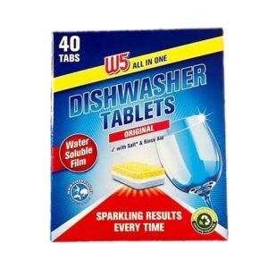 W5 All-in-One Tablettes Lave-Vaisselle – Lot de 40 tablettes
