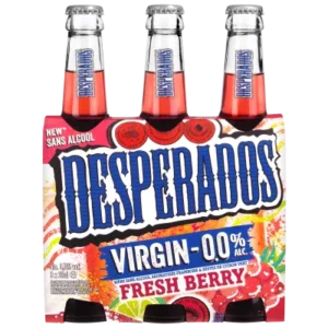 Bière aromatisé Framboise & Zestes de Citron Vert Sans Alcool,3x33cl - DESPERADOS