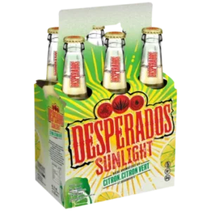 Bière Aromatisée Citron et Citron Vert Sunlight 4% DESPERADOS 6x33cl