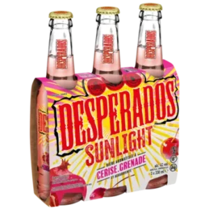 Bière Aromatisée Cerise et Grenade Sunlight 4% DESPERADOS 3x33cl