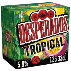 Bière Aromatisée Au Rhum,Fruit De Passion Et Citron Vert 12x33cl - Desperados Tropical