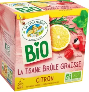 1766321259511-7f939388-caf7-4bfa-9e4e-c566115f71ce.webp Thé Brûle Graisse Citron Bio, x20, 30g - LA TISANIERE
