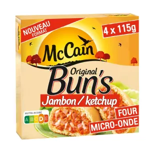 460g Bun S Jambon Ketchup